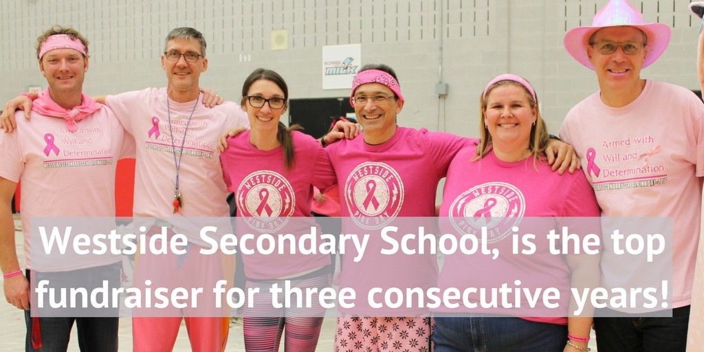 L'école secondaire Westside est le meilleur collecteur de fonds pour la troisième année consécutive !